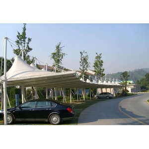 山东济宁景观膜结构展示