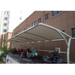 东营胜利油田小区膜结构自行车棚