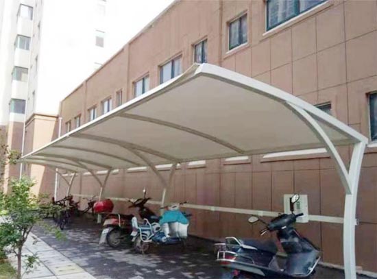 湖南膜结构自行车棚案例欣赏(图2)