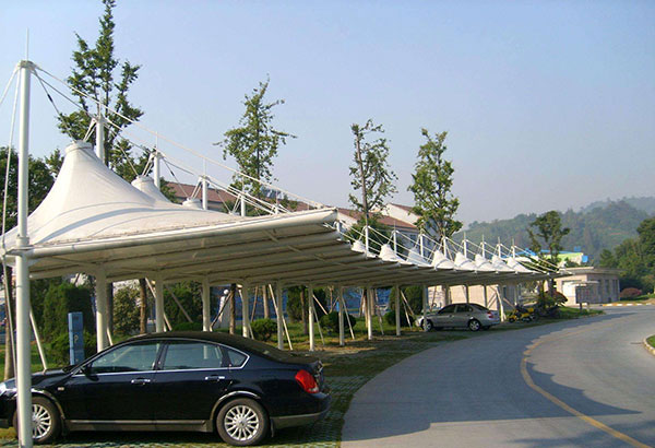 山东某一经典景观膜结构展示(图1)