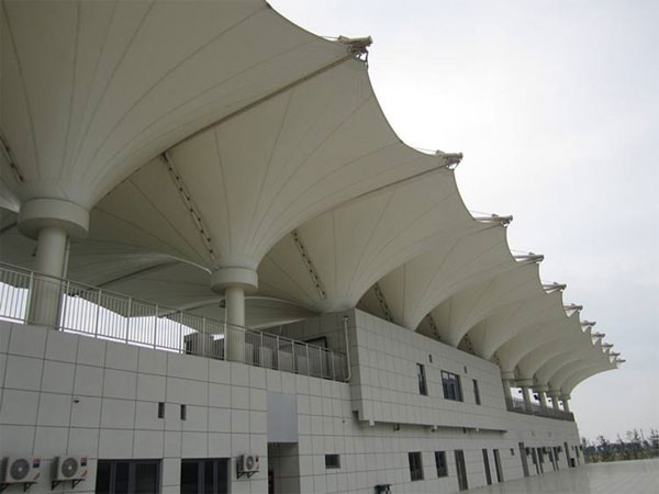 河北某公园景观膜结构展示(图1)