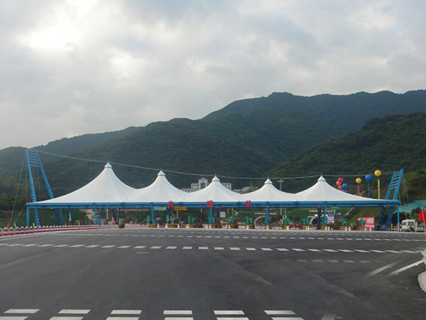 太平湖收费站膜结构展示(图1)